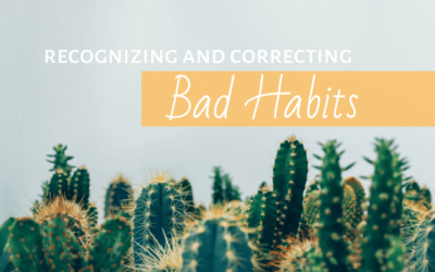 Recognizing and Correcting Bad Habits