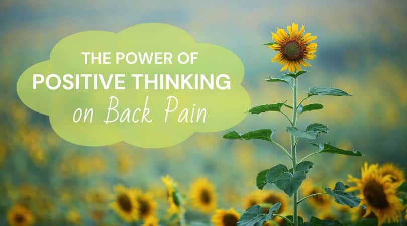 The Power of Positive Thinking on Back Pain
