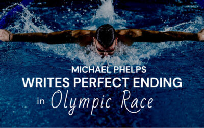 Michael Phelps Writes Perfect Ending in Olympic Race