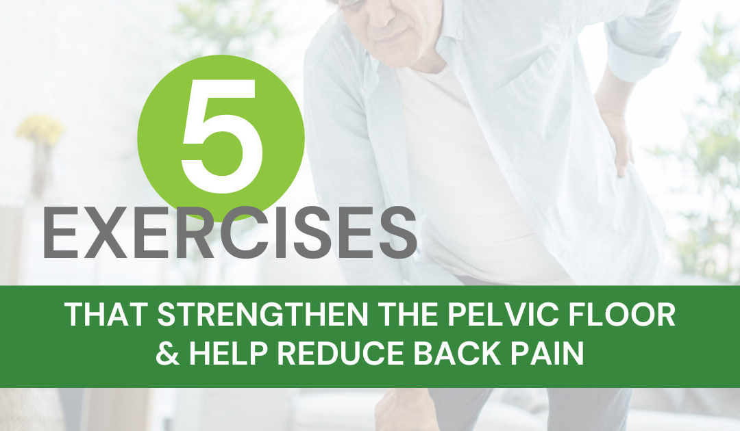 Strengthen Pelvic Floor Muscles to Reduce Back Pain with 5 Simple Exercises